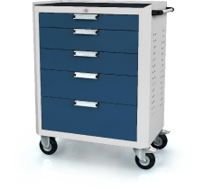 Trolley DVU 968 x 765 x 500 - basic - 5x drawers